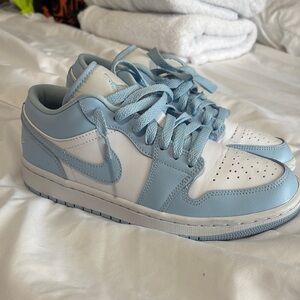 Light Blue and White Sneakers